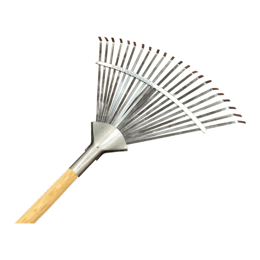Gardener 10733 Ahşap Saplı, Ayarlı Metal Çim ve Yaprak Toplama Tırmığı – Ürün görseli