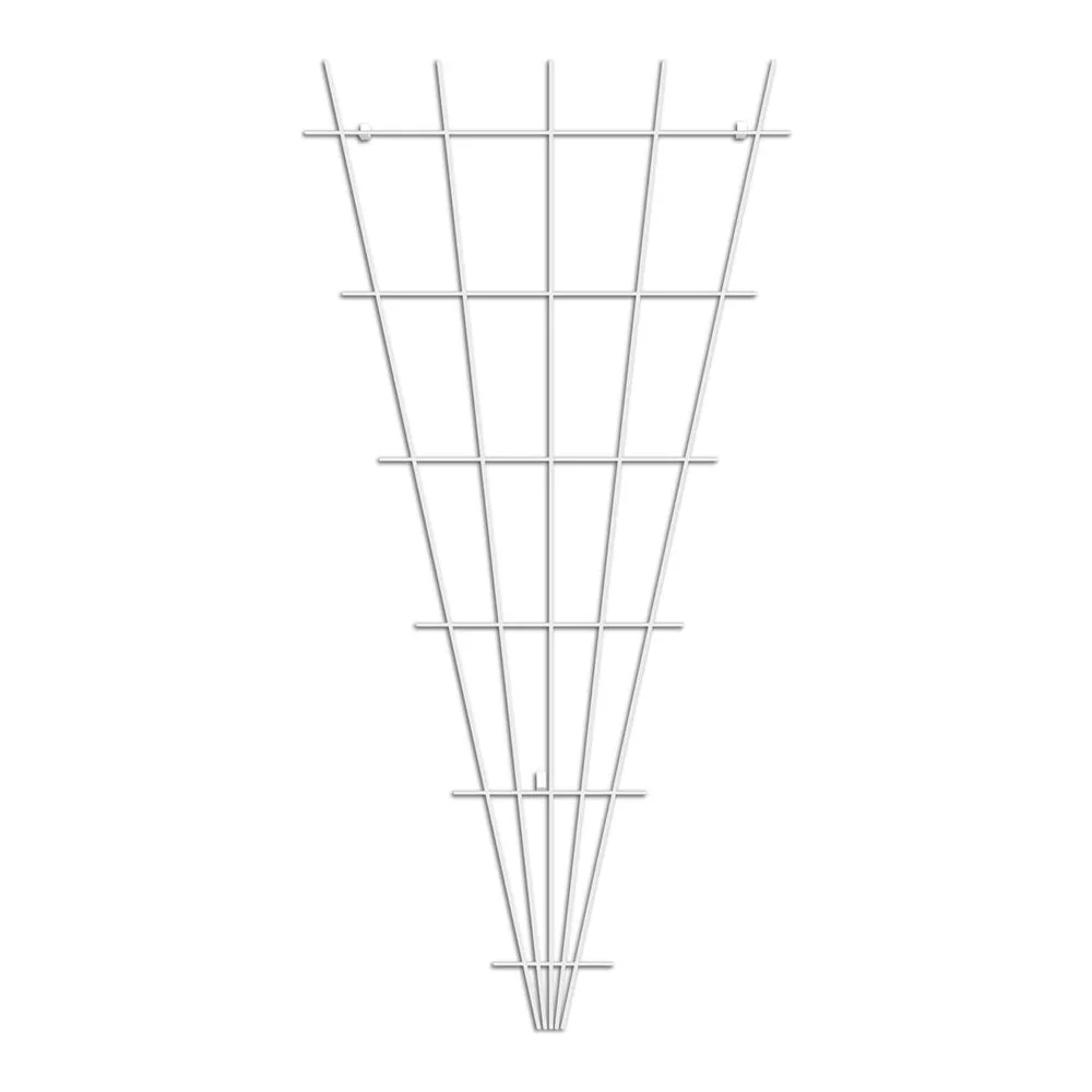Gardener 73175 Sarmaşık Bitkilere Özel Metal Tırmanma Kafesi Üçgen – Beyaz 150cm X 75cm – Ürün görseli