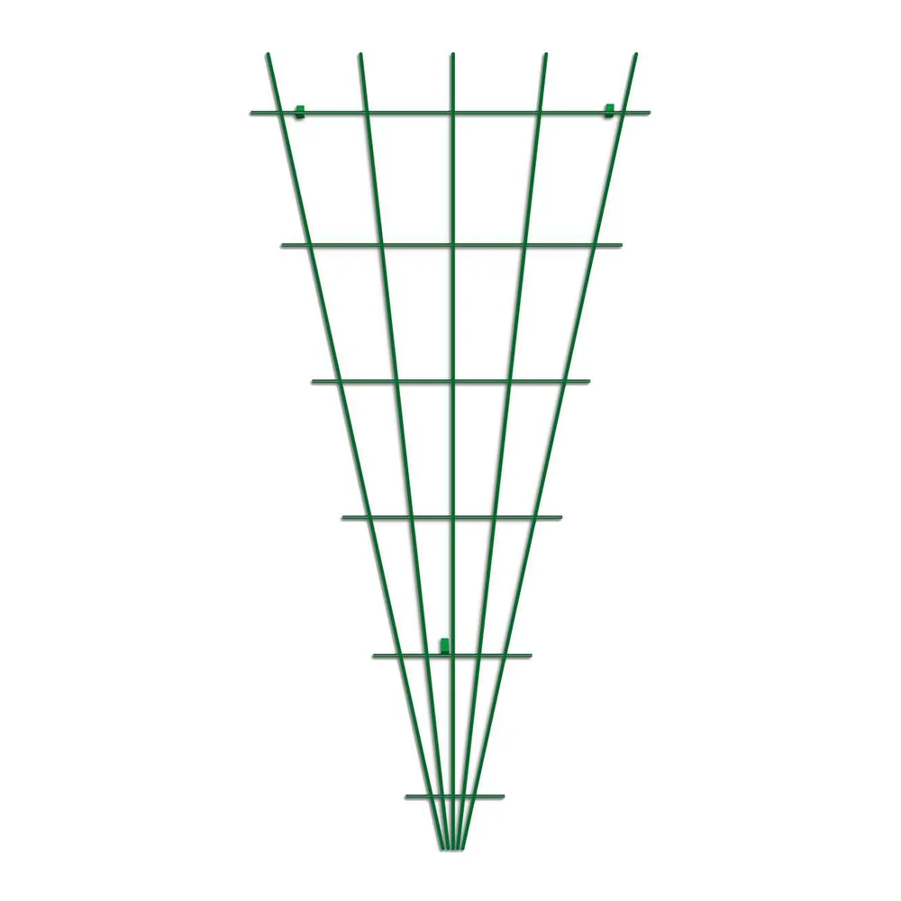 Gardener 74175 Sarmaşık Bitkilere Özel Metal Tırmanma Kafesi Üçgen – Yeşil 150cm X 75cm – Ürün görseli