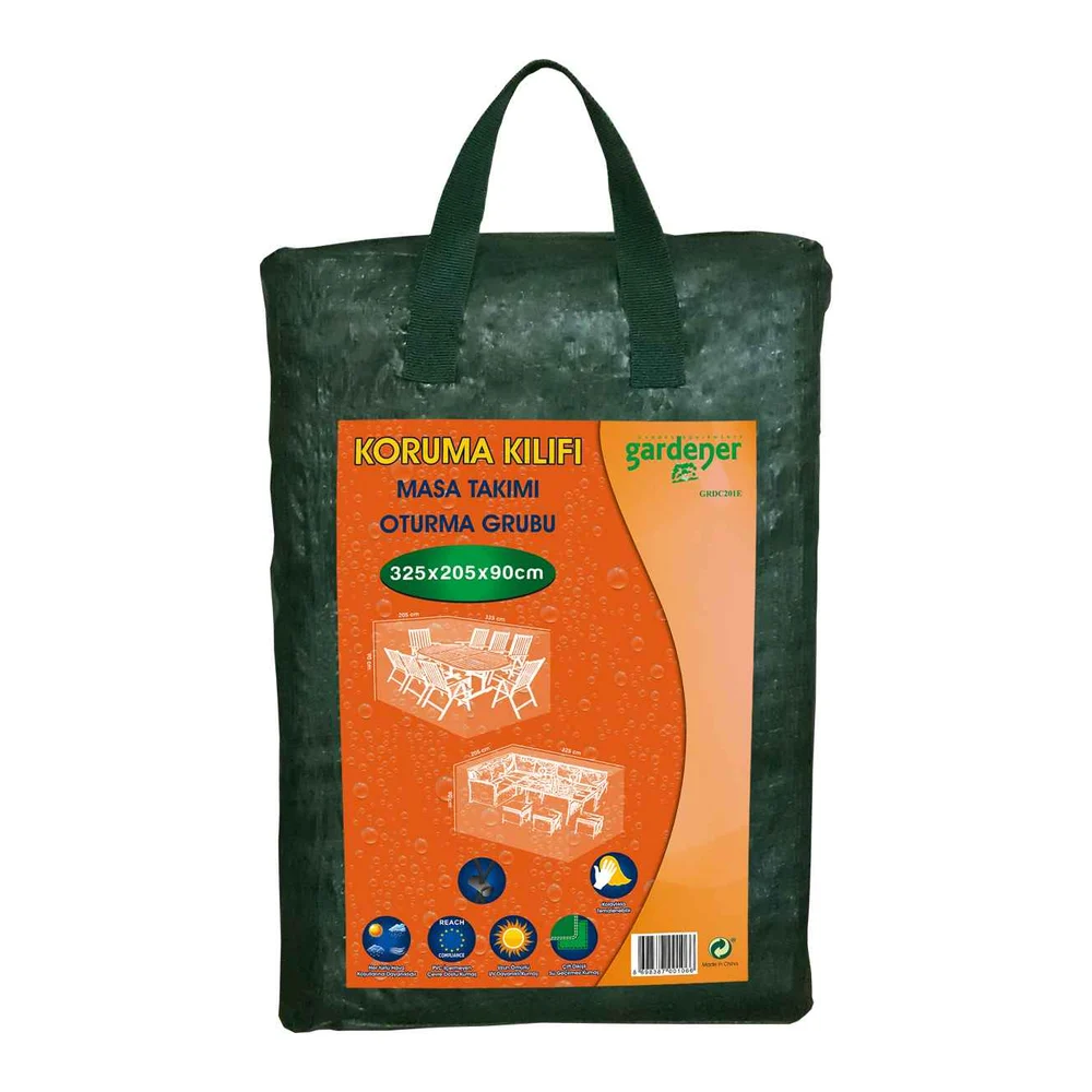 Gardener GRDC201E Masa Takımı Koruma Örtüsü / Kılıfı PE (325 cm x 205 cm x 90 cm) – Ürün görseli