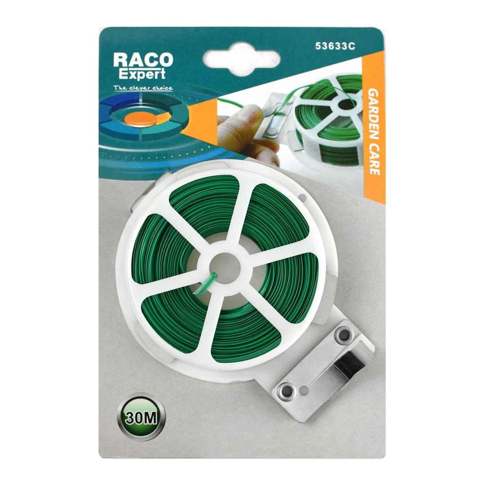 Raco 53633 Çok Amaçlı Kendinden Makaslı Fide ve Bitki Bağlama Teli – 30 m