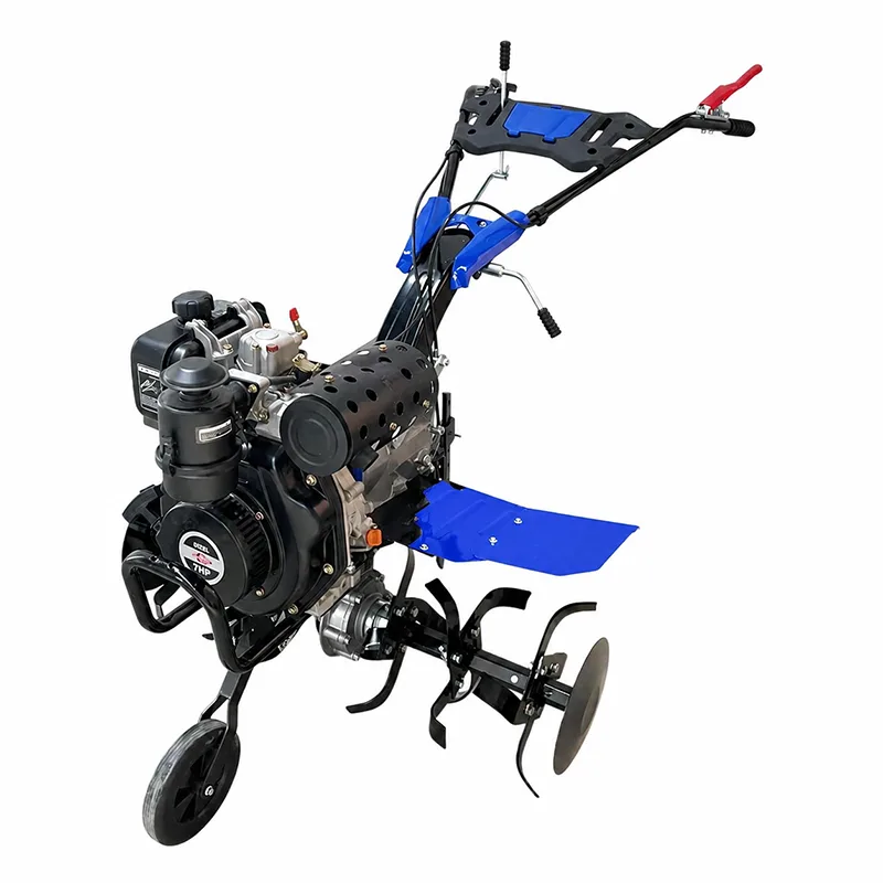 General Power Çapa Makinası - Şanzımanlı 7 HP 3 İleri 1 Geri İpli Dizel