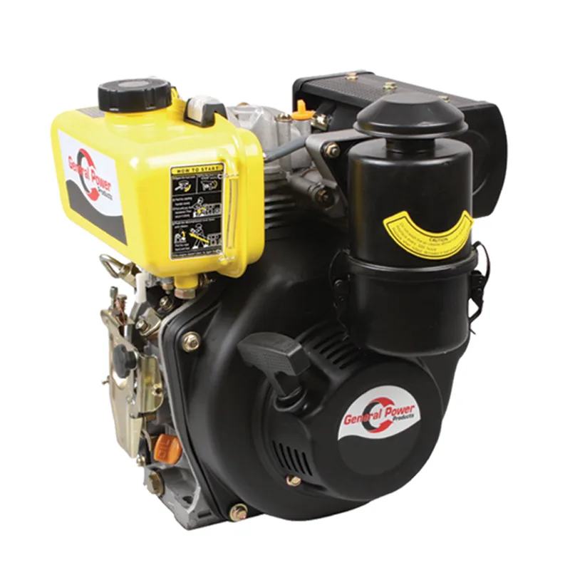 General Power Dizel Tek Motor 10 HP Frezeli Marşlı İpli
