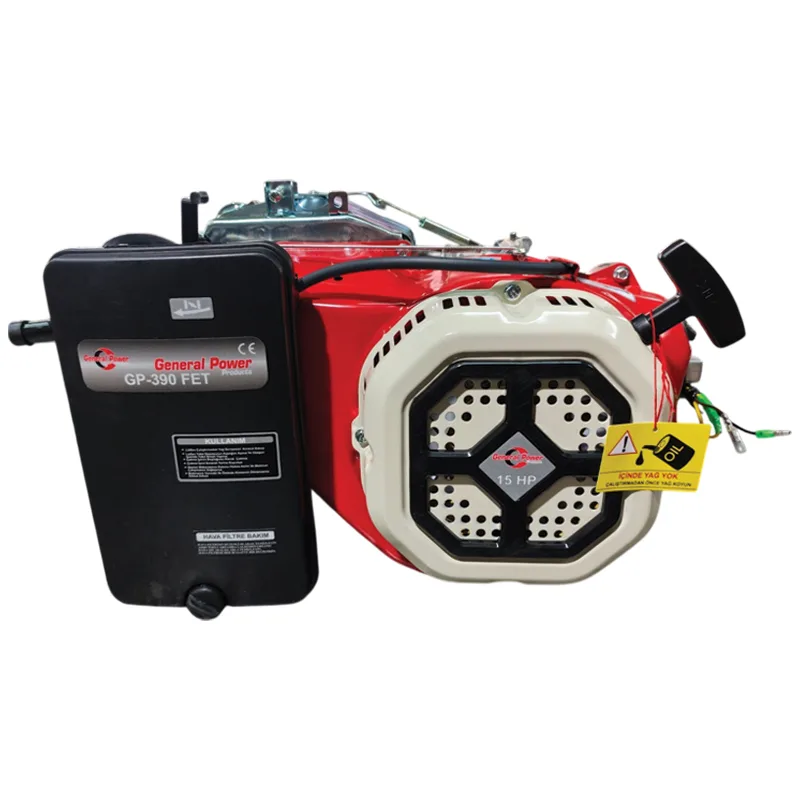 General Power Tek Motor 15 HP Benzinli Konik Marşlı Jeneratör Tipi