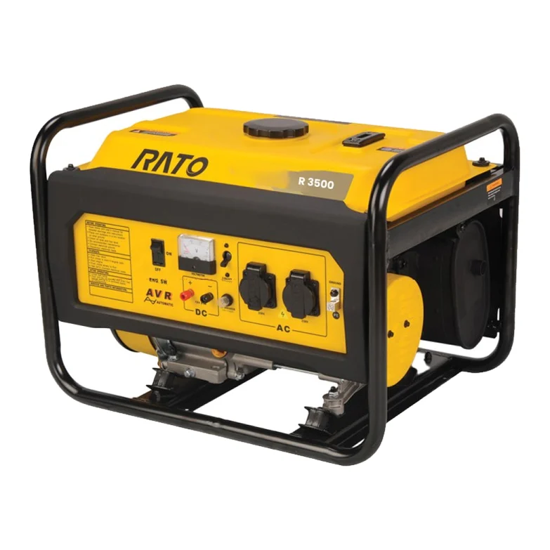 R 3500 Benzinli İpli Monofaze Jeneratör - 3.4kVA – Ürün görseli
