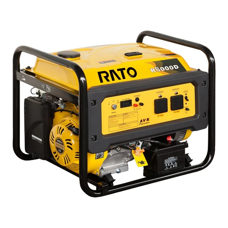 R 8000D-TA Benzinli Marşlı Trifaze Jeneratör - 7.5kVA – Ürün görseli