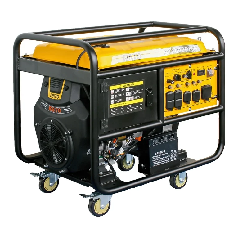 R12000 D-TA Benzinli Marşlı Monofaze Jeneratör - 11kVA