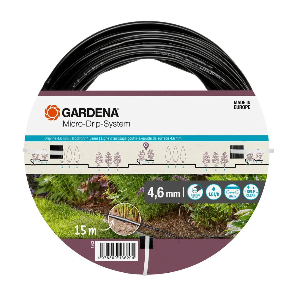Dripline Hortum 4.6mm, 3/16'' (15m)