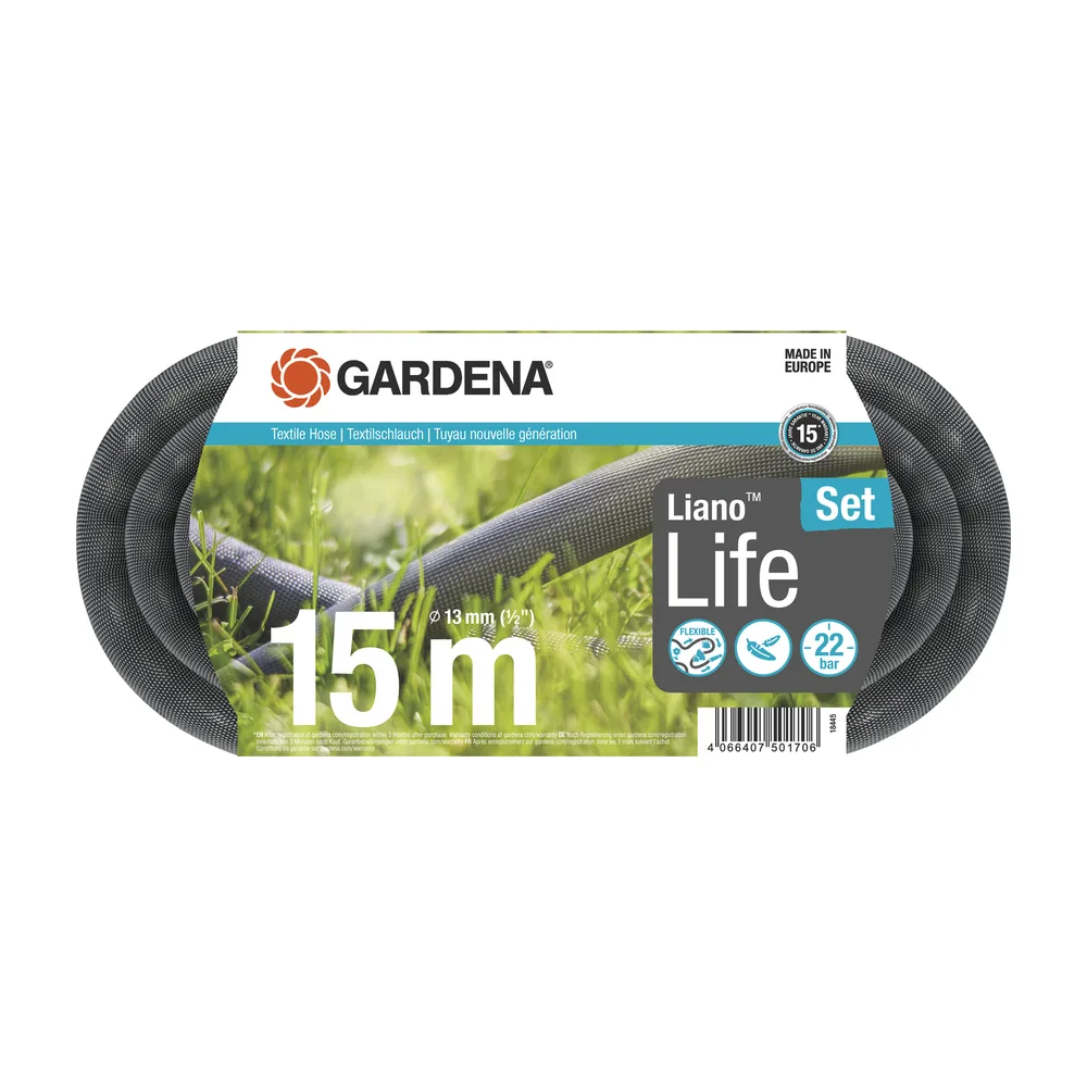 Tekstil Hortum Liano™ Life 15m, Set