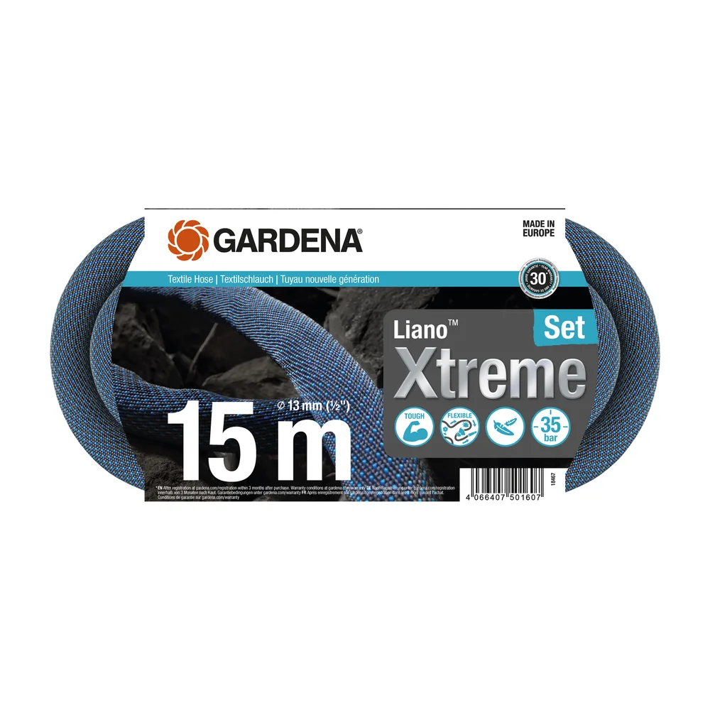 Tekstil Hortum Liano™ Xtreme 15m, Set