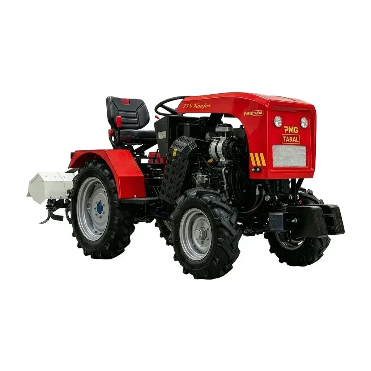 71S Taral Konfor Motorlu Toprak Frezesi 295FE (Kırmızı)